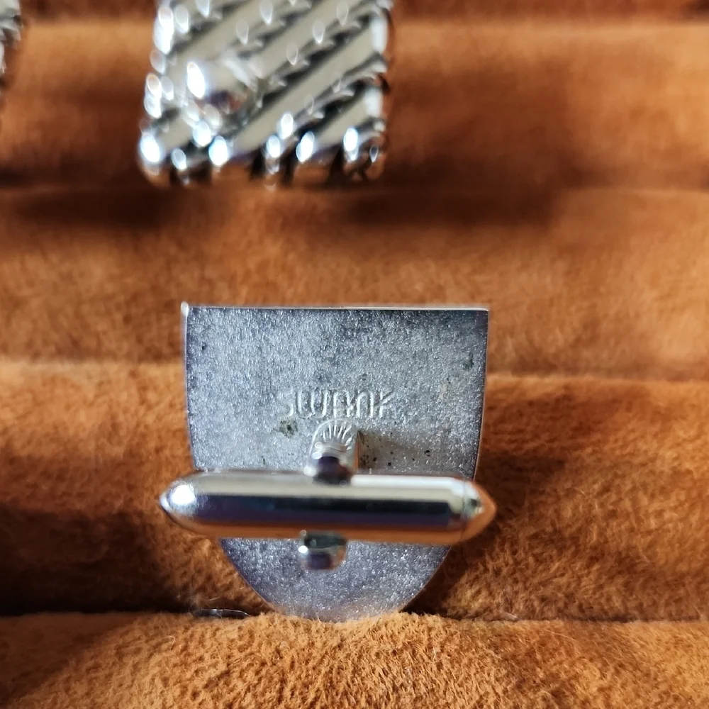Vintage SWANK | Silvertone Cufflinks Set of 2